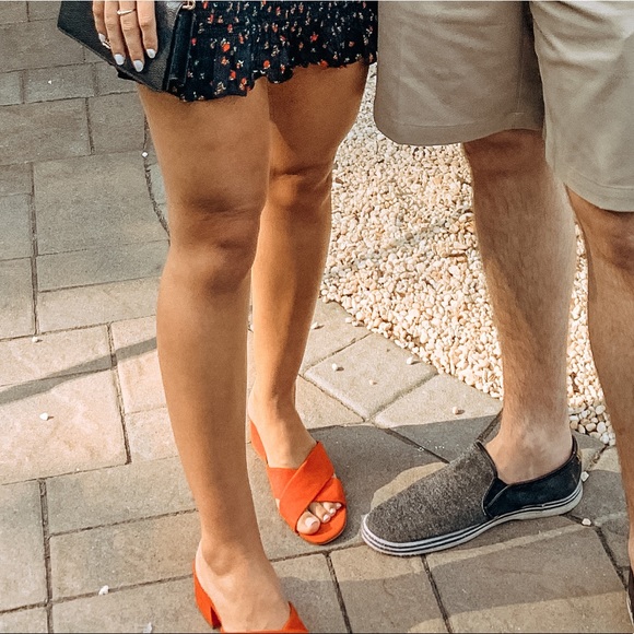 Dolce Vita Shoes - Red open toe mules